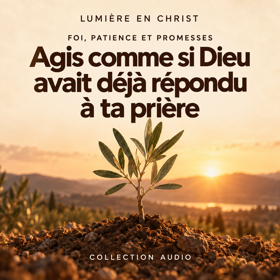 Agis comme si Dieu avait déjà répondu à ta prière