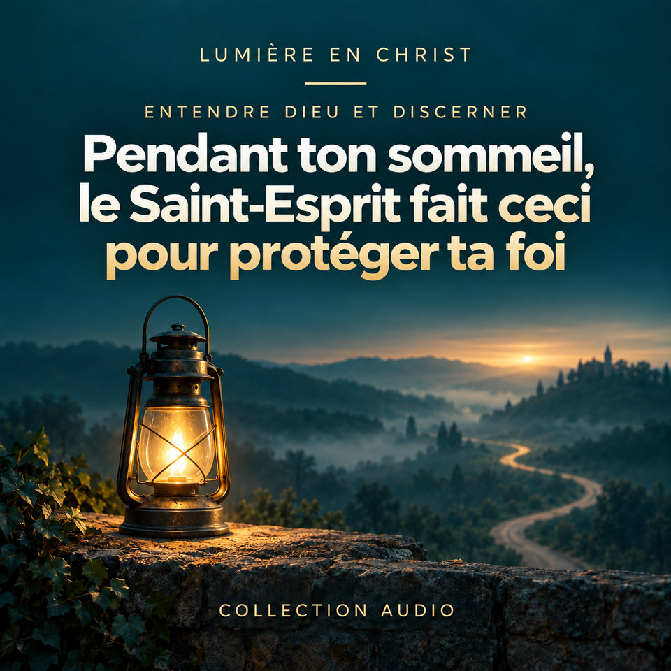 Pendant ton sommeil, le Saint-Esprit fait ceci pour protéger ta foi