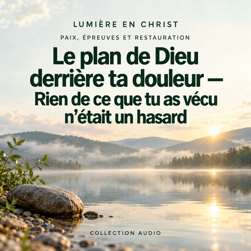 Le plan de Dieu derrière ta douleur — Rien de ce que tu as vécu n’était un hasard