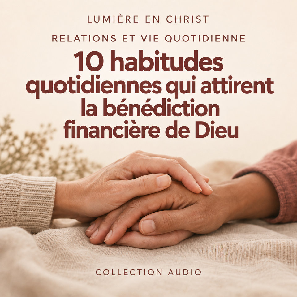 10 habitudes quotidiennes qui attirent la bénédiction financière de Dieu