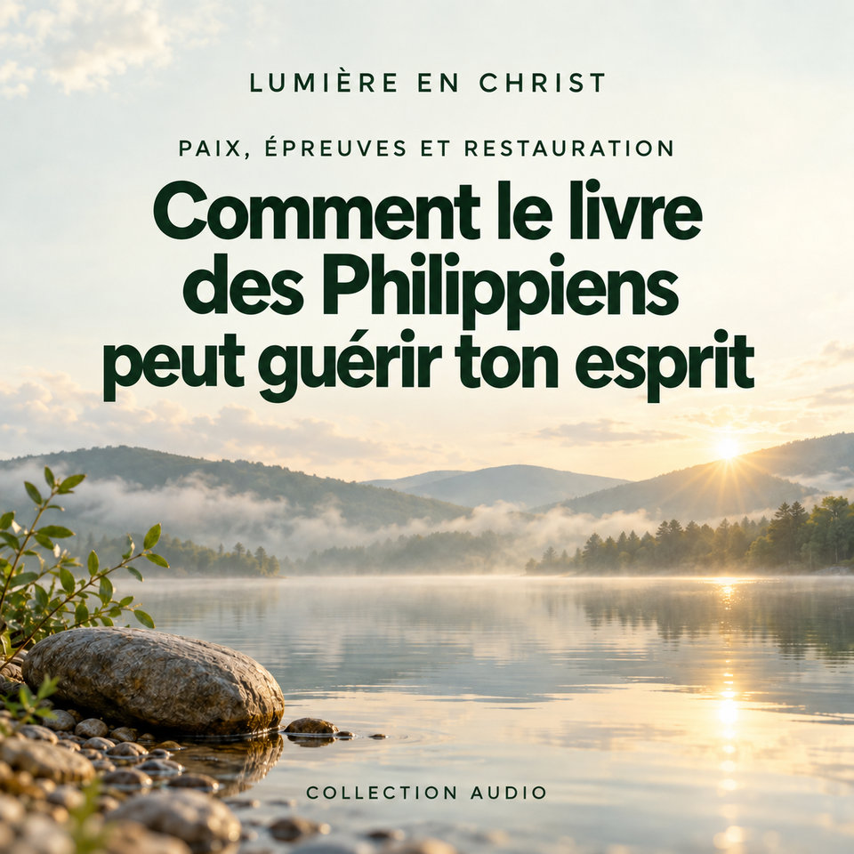 Comment le livre des Philippiens peut guérir ton esprit