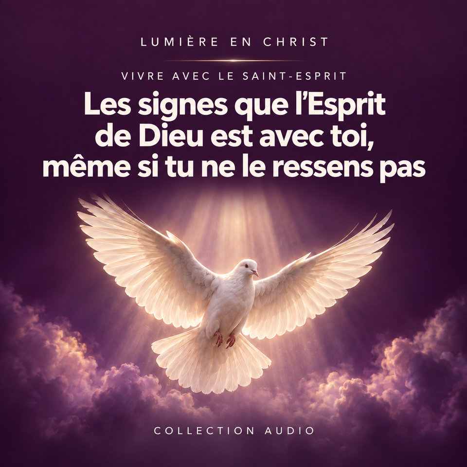 Les signes que l’Esprit de Dieu est avec toi, même si tu ne le ressens pas