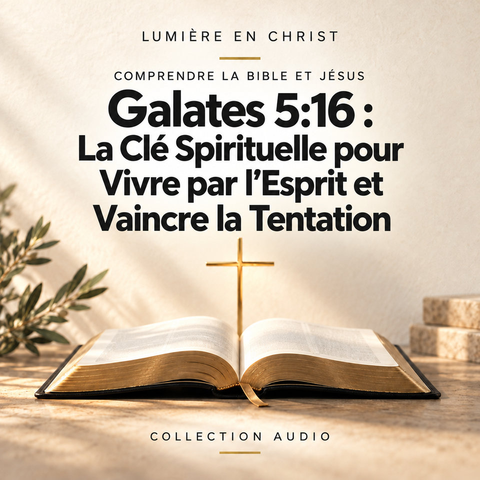 Galates 5:16 : La Clé Spirituelle pour Vivre par l’Esprit et Vaincre la Tentation