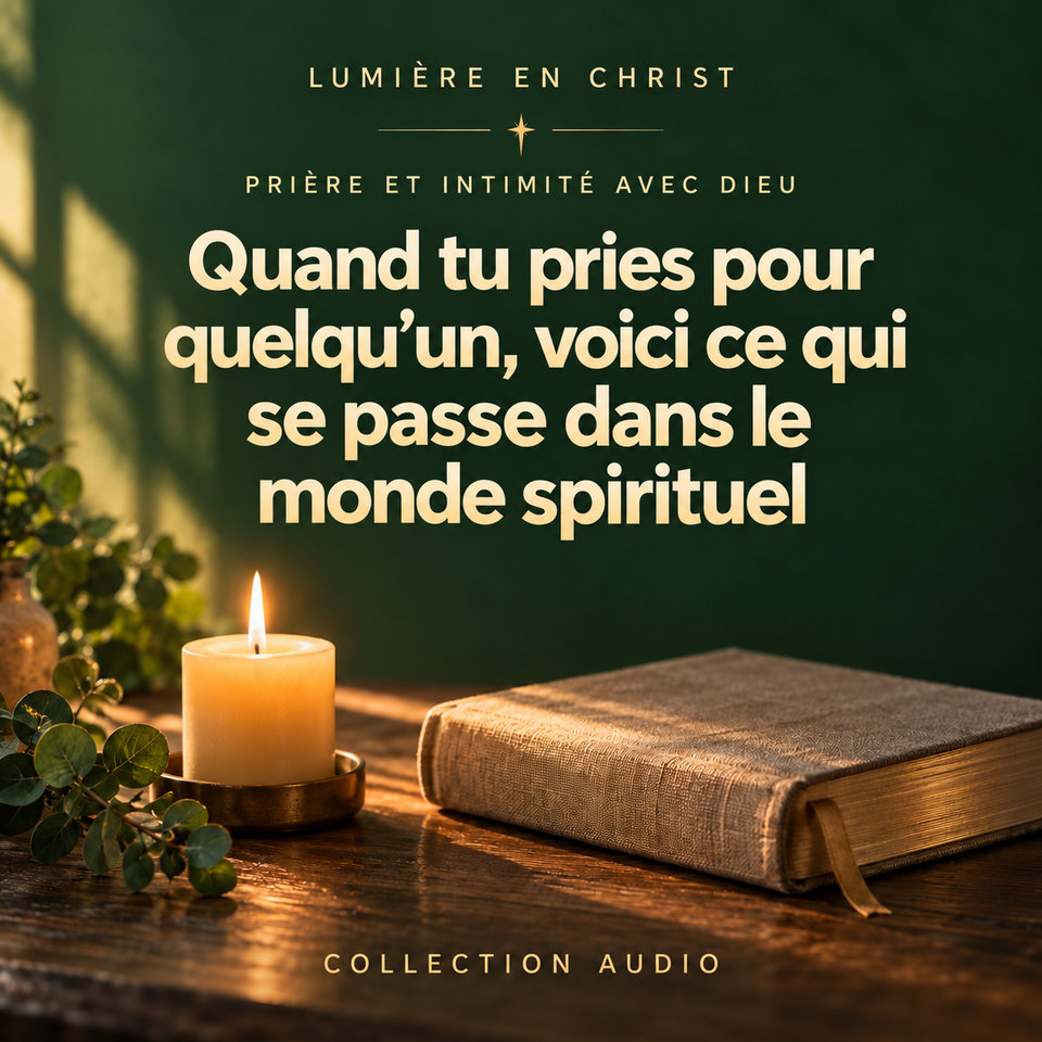 Quand tu pries pour quelqu’un, voici ce qui se passe dans le monde spirituel
