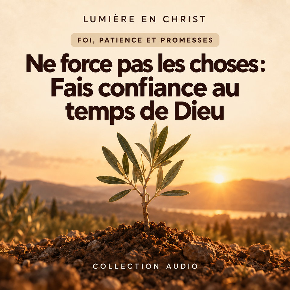 Ne force pas les choses : Fais confiance au temps de Dieu