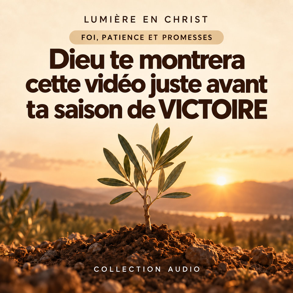 Dieu te montrera cette vidéo juste avant ta saison de VICTOIRE
