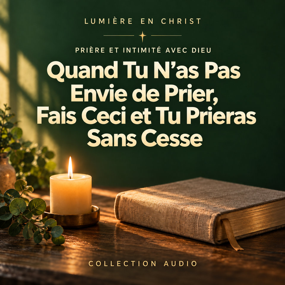 Quand Tu N’as Pas Envie de Prier, Fais Ceci et Tu Prieras Sans Cesse