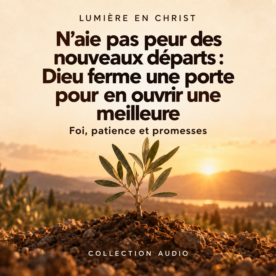 N’aie pas peur des nouveaux départs : Dieu ferme une porte pour en ouvrir une meilleure
