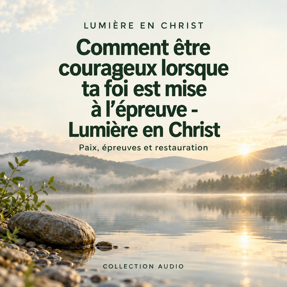Comment être courageux lorsque ta foi est mise à l’épreuve - Lumière en Christ