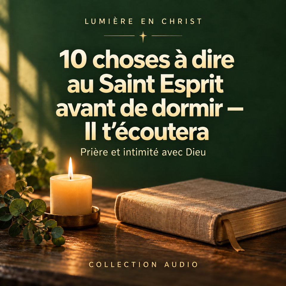 10 choses à dire au Saint Esprit avant de dormir — Il t’écoutera