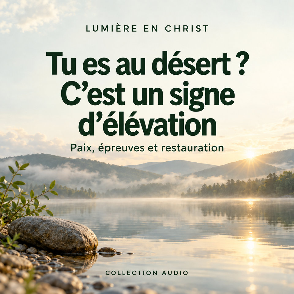 Tu es au désert ? C’est un signe d’élévation