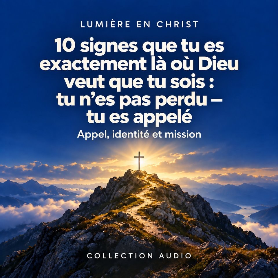 10 signes que tu es exactement là où Dieu veut que tu sois : tu n’es pas perdu — tu es appelé