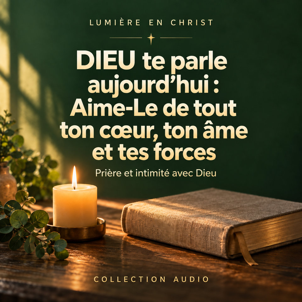 DIEU te parle aujourd’hui : Aime-Le de tout ton cœur, ton âme et tes forces