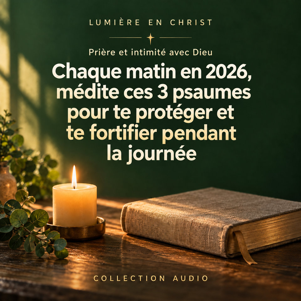 Chaque matin en 2026, médite ces 3 psaumes pour te protéger et te fortifier pendant la journée