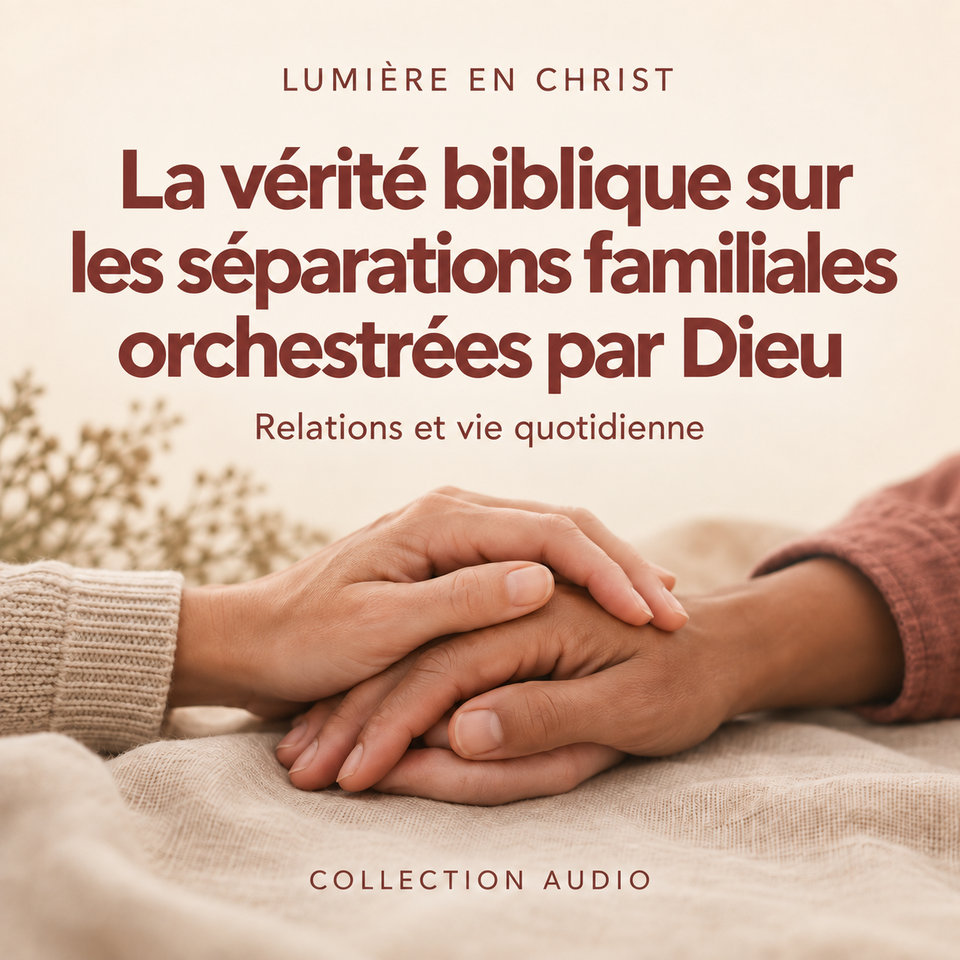 La vérité biblique sur les séparations familiales orchestrées par Dieu