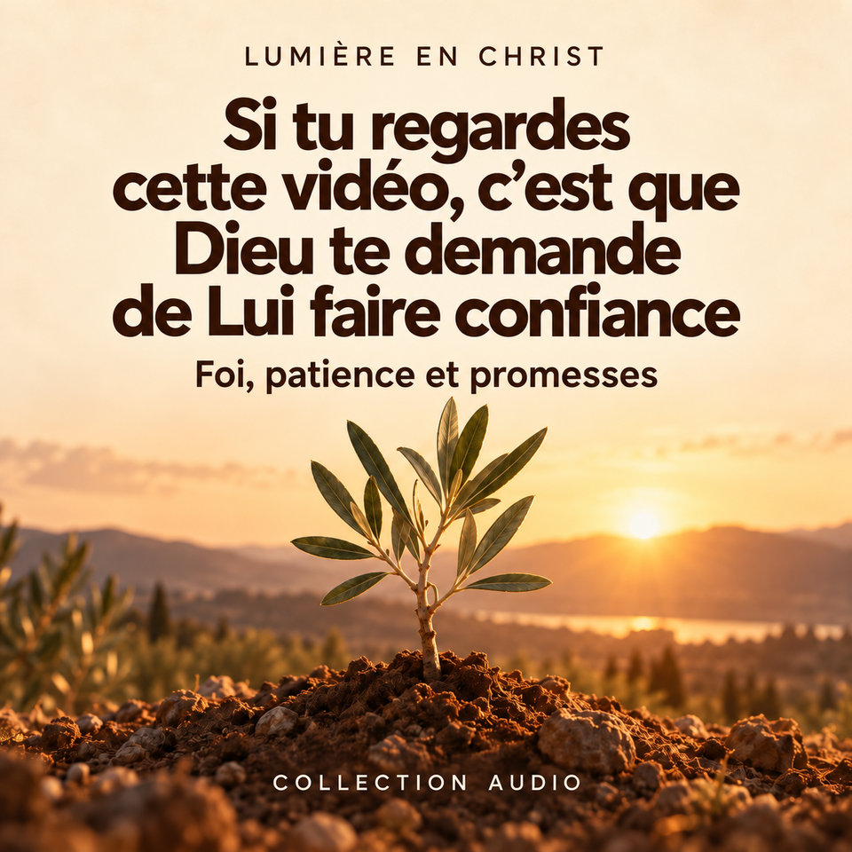 Si tu regardes cette vidéo, c’est que Dieu te demande de Lui faire confiance