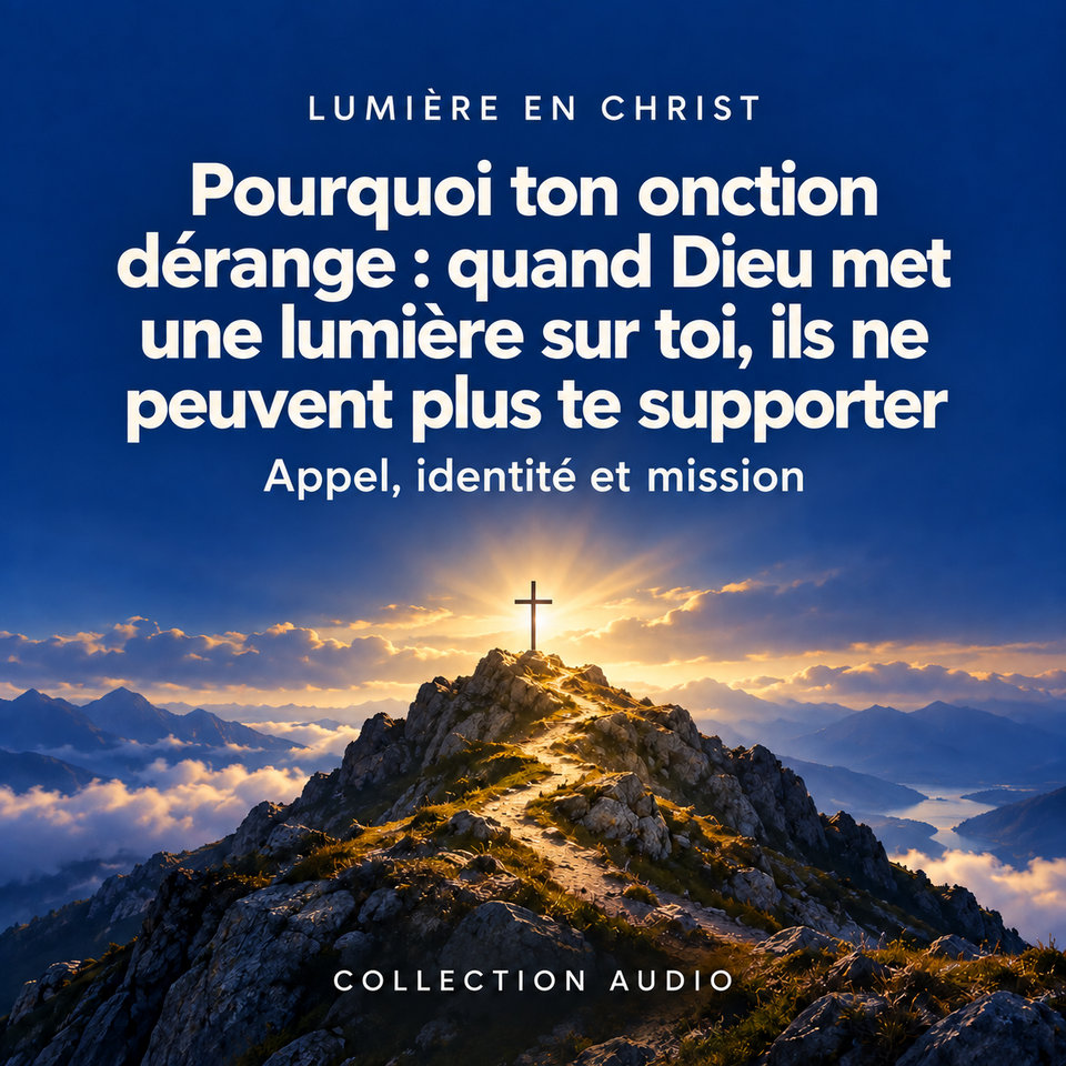 Pourquoi ton onction dérange : quand Dieu met une lumière sur toi, ils ne peuvent plus te supporter