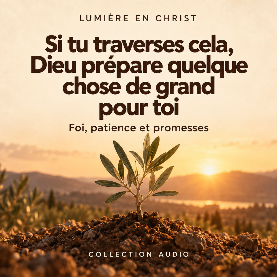 Si tu traverses cela, Dieu prépare quelque chose de grand pour toi