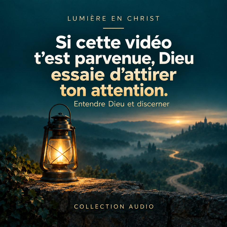 Si cette vidéo t’est parvenue, Dieu essaie d’attirer ton attention.