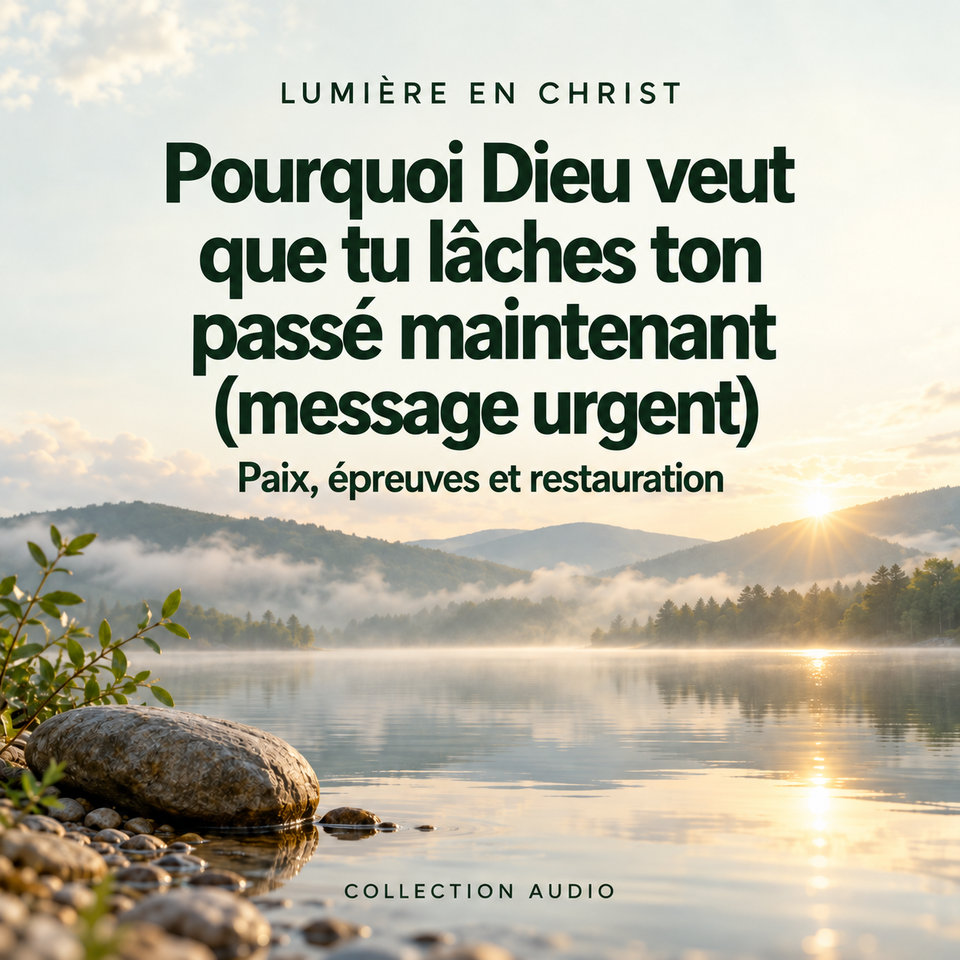 Pourquoi Dieu veut que tu lâches ton passé maintenant (message urgent)