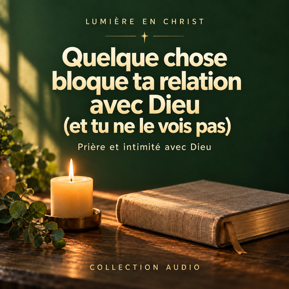 Quelque chose bloque ta relation avec Dieu (et tu ne le vois pas)
