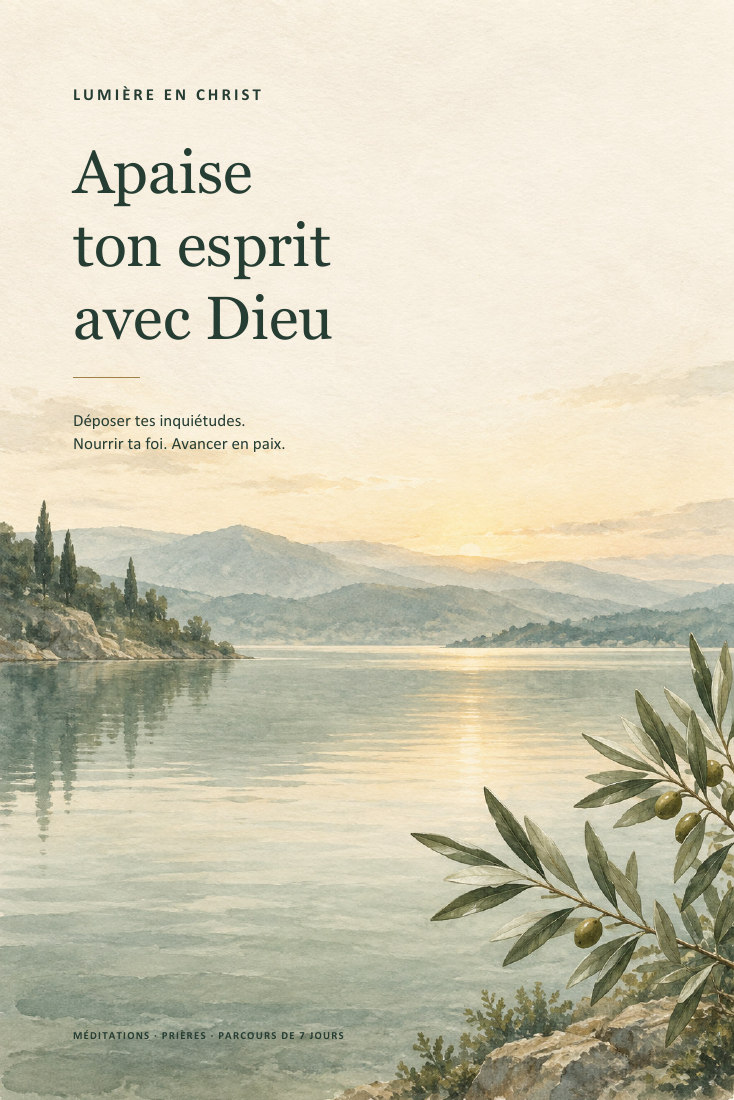 Apaise ton esprit avec Dieu