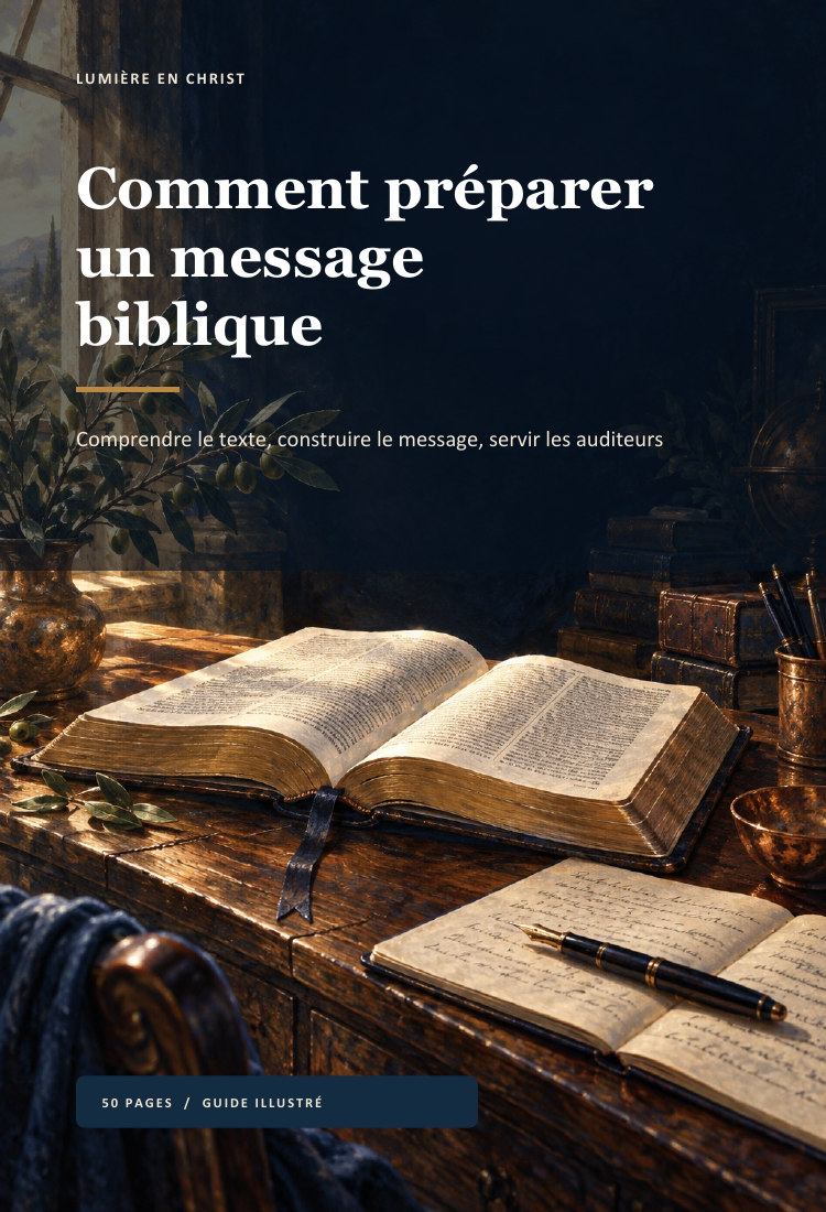 Comment préparer un message biblique