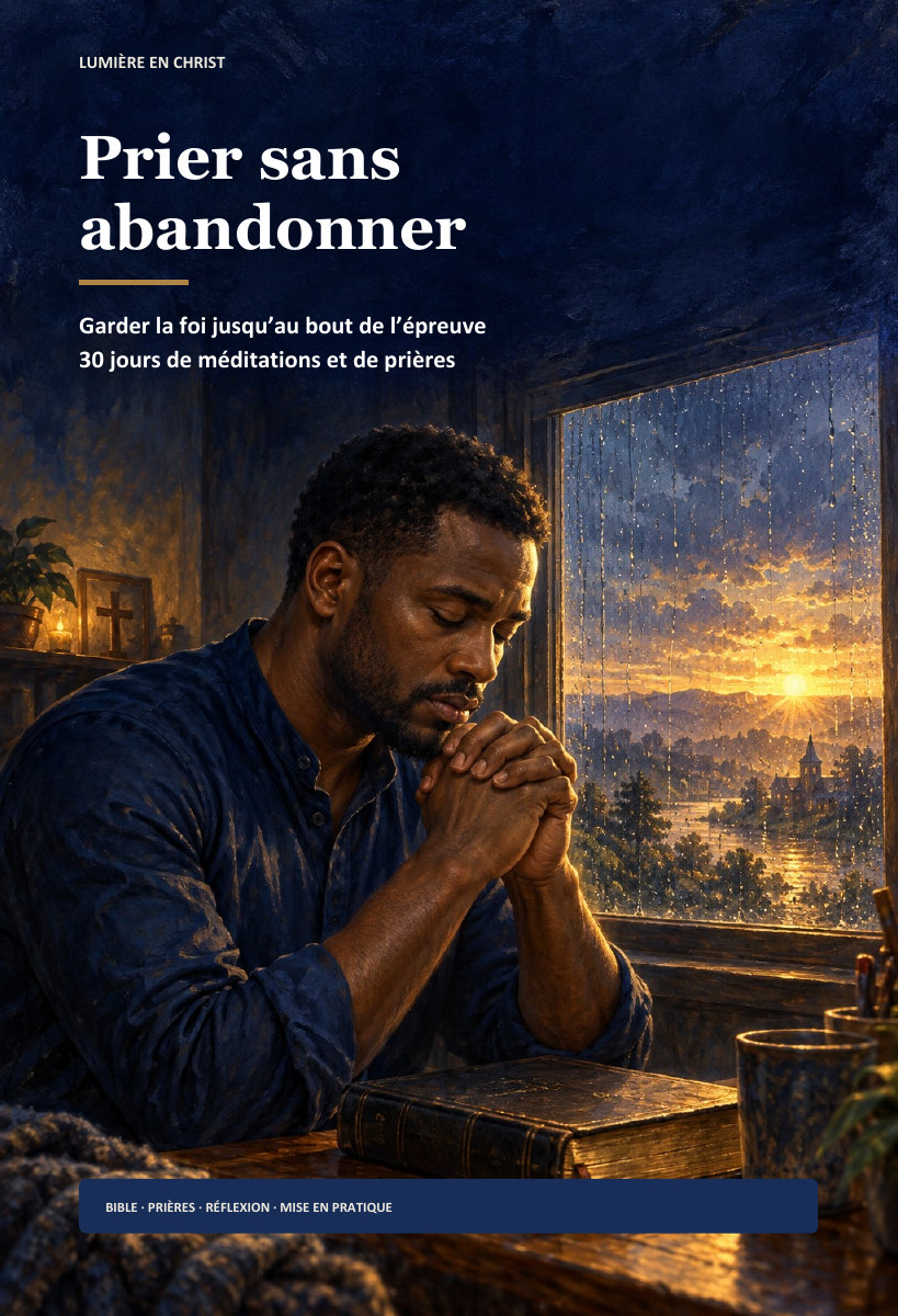 Prier sans abandonner : garder la foi jusqu’au bout de l’épreuve