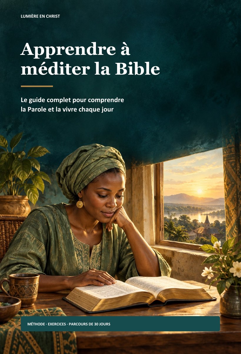 Apprendre à méditer la Bible : le guide complet pour comprendre la Parole et la vivre chaque jour